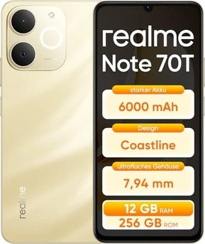 Realme Note 70T 256GB Beach Gold