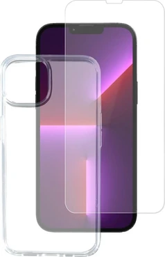 4smarts 360° Starter Set with X-Pro Clear Glass for Apple iPhone 13 Pro Max Transparent