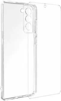 4smarts 360° Starter Set with X-Pro Clear Glass with UltraSonix for Samsung S21 FE Transparent
