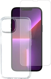 4smarts 360° Starter Set with X-Pro Clear Glass for Apple iPhone 14 Plus Transparent