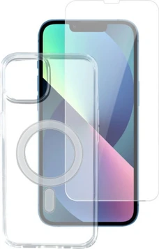 4smarts 360° Starter Set with X-Pro Full Cover Glass for Apple iPhone 13 Pro Transparent