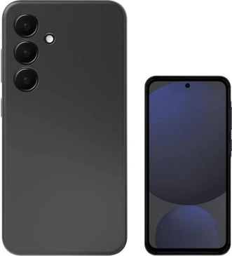 4smarts Cupertino Silicone Case for Samsung Galaxy A36 5G Black