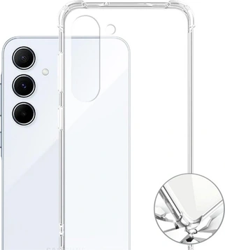 4smarts Hybrid Case Ibiza for Samsung Galaxy A56 5G Transparent