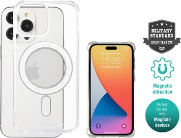 4smarts Hybrid Cover Ibiza UltiMag for Apple iPhone 14 Pro Transparent