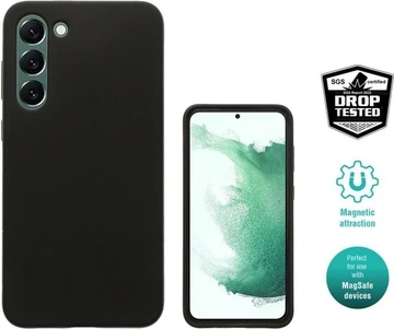 4smarts Liquid Silicone Case Cupertino UltiMag for Samsung Galaxy S23+ Black