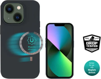 4smarts Liquid Silicone Case Cupertino UltiMag for Apple iPhone 14 Plus Black