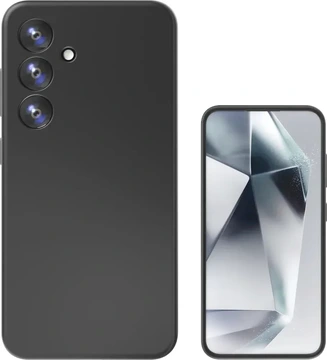 4smarts Silicone Case Cupertino for Samsung Galaxy S24+ Black