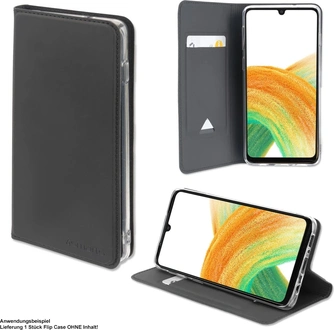 4smarts Urban Lite Flip Case for Samsung Galaxy A33 5G Black