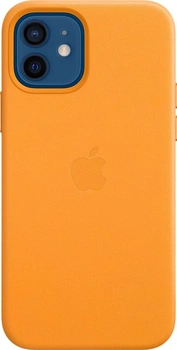 Apple Leather Case with MagSafe for iPhone 12/12 Pro california poppy