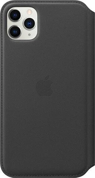 Apple Leather Folio Case for iPhone 11 Pro Max Black