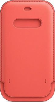 Apple Leather case with MagSafe for iPhone 12/12 Pro Citrus Pink