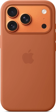 Apple Silicone Case with MagSafe for iPhone 17 Pro terracotta