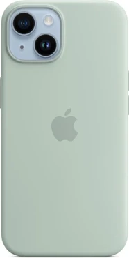 Apple Silicone Case with MagSafe for iPhone 14 agavenGreen