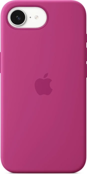 Apple Silicone Case for iPhone 16e fuchsia