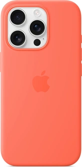 Apple Silicone Case with MagSafe for iPhone 16 Pro Mandarine