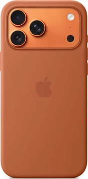 Apple Silicone Case with MagSafe for iPhone 17 Pro Max terracotta