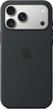 Apple Silicone Case with MagSafe for iPhone 17 Pro Max Black
