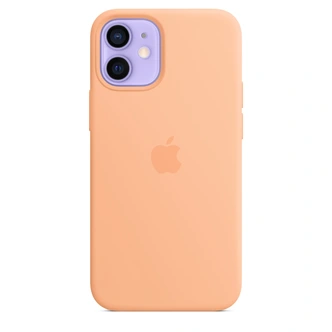 Apple Silicone Case with MagSafe for iPhone 12 Mini Cantaloupe