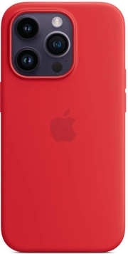Apple Silicone Case with MagSafe for iPhone 14 Pro (PRODUCT)RED