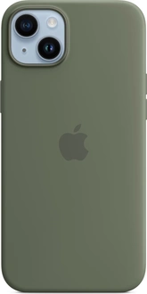 Apple Silicone Case with MagSafe for iPhone 14 Plus Olive