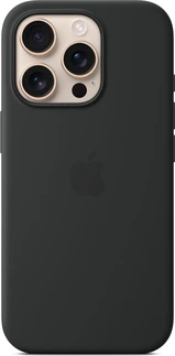 Apple Silicone Case with MagSafe for iPhone 16 Pro Black