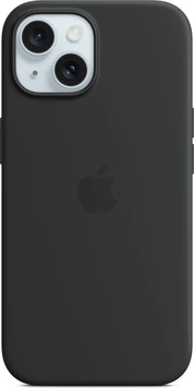 Apple Silicone Case with MagSafe for iPhone 15 Black