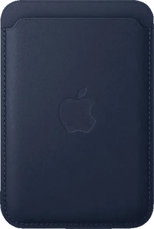 Apple iPhone Fine Weave Wallet with MagSafe tiefblau