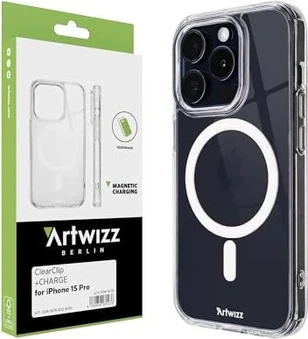 Artwizz ClearClip + Charge for Apple iPhone 15 Pro