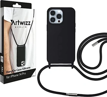 Artwizz HangOn Case Silicone for Apple iPhone 14 Pro Black