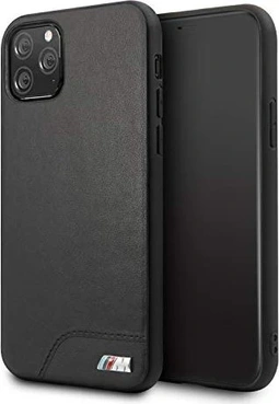 BMW Hard Cover PU Leather Smooth M Collection for Apple iPhone 11 Pro Max Black