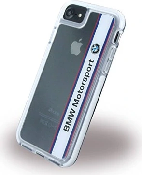 BMW Hard Cover Shockproof Vertical Logo for Apple iPhone 7 White