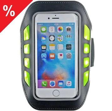 BigBen Sportarmband with LEDs Black