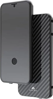 Black Rock 360° Glass Case for Samsung Galaxy S23+ Carbon