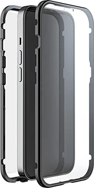 Black Rock 360° Glass Case for Apple iPhone 14 Pro Black/Transparent