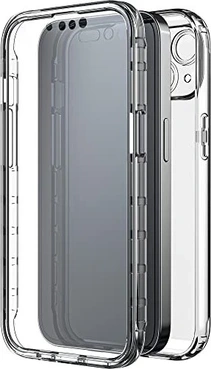 Black Rock 360° Clear Case for Apple iPhone 14 Transparent