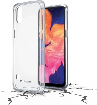Cellularline Clear Duo for Samsung Galaxy A10 Transparent