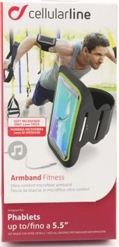 Cellularline Armband Fitness 5.5" Black