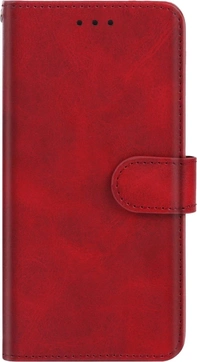 Cover-Discount Leather Etui for Wiko Power U30 Red