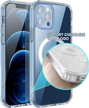 Cyoo MagSafe Case for Apple iPhone 15 Plus Transparent