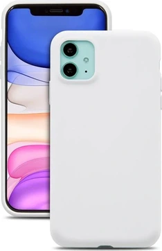 Cyoo Premium Liquid Silicon Case for Apple iPhone 12/12 Pro White