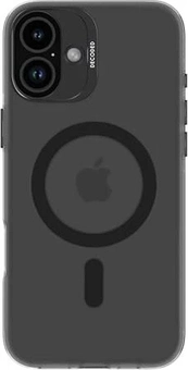 Decoded Clear Case for Apple iPhone 16 Plus Frosted Black
