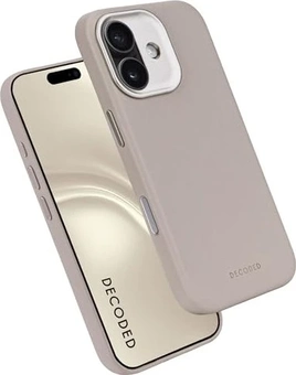 Decoded Leather Back Cover for Apple iPhone 17 solid clay