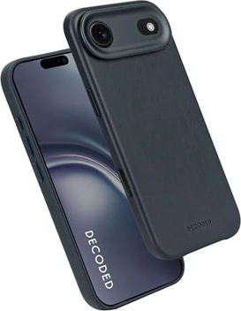 Decoded Leather Back Cover for Apple iPhone Air Navy Blue shadow