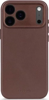 Decoded Leather Back Cover for Apple iPhone 17 Pro Max chocolate brown
