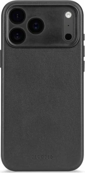 Decoded Leather Back Cover for Apple iPhone 17 Pro Max Black