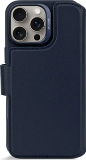 Decoded Leather Detachable Wallet Case for Apple iPhone 16 Pro Max Navy Blue blue