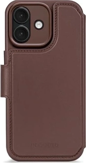 Decoded Leather Detachable Wallet Case for Apple iPhone 17 chocolate brown