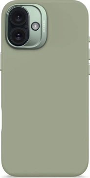 Decoded AntiMicrobial Silicone Back Cover for Apple iPhone 16 Plus Jade Green