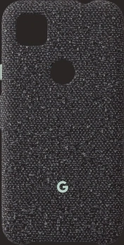 Google Fabric Back Cover for Pixel 4a Basically Black