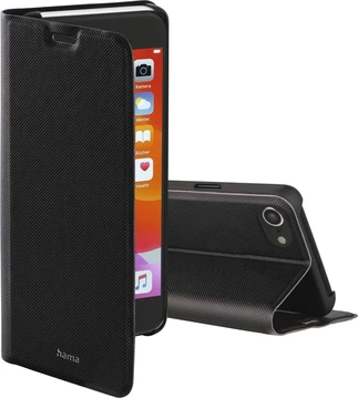 Hama Booklet Slim Pro for Apple iPhone SE (2020) Black